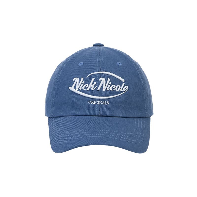 NICK&NICOLE(ニック&ニコール)の「NICOLE ORIGINALS LOGO BALL CAP_VINTAGE BLUE(Hats)」