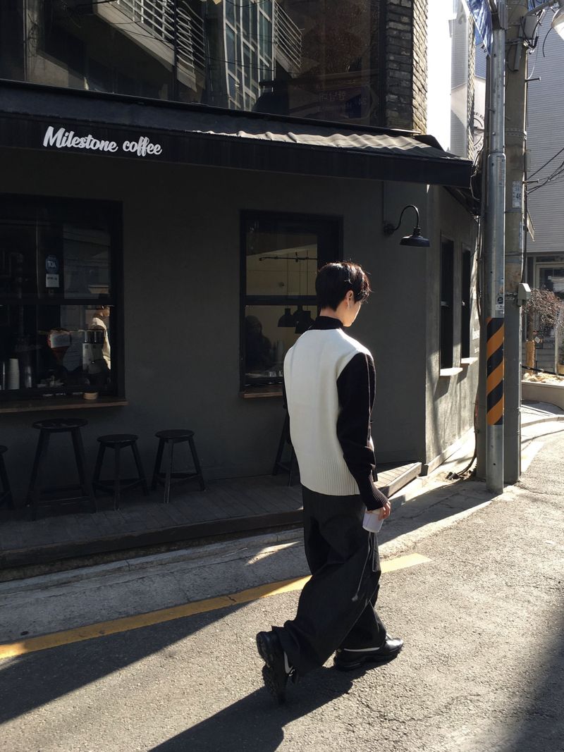 Portland 97 Color Block Knit Zip-Up 2C
