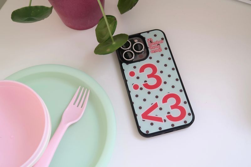 [MADE] Number 3 emoji case (Mint choco) (magsafe) 