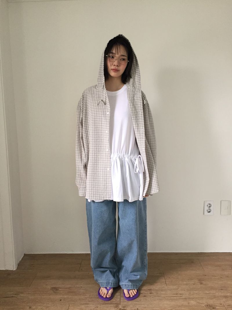 DUGGY(ダギー)の「Fly Check Hoodie Shirt (3color)(Tops)」