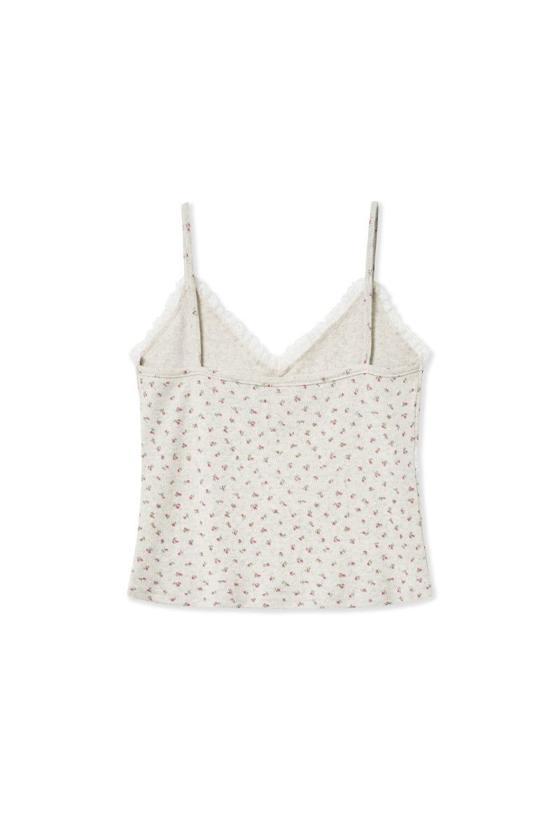 fl lace top (beige)