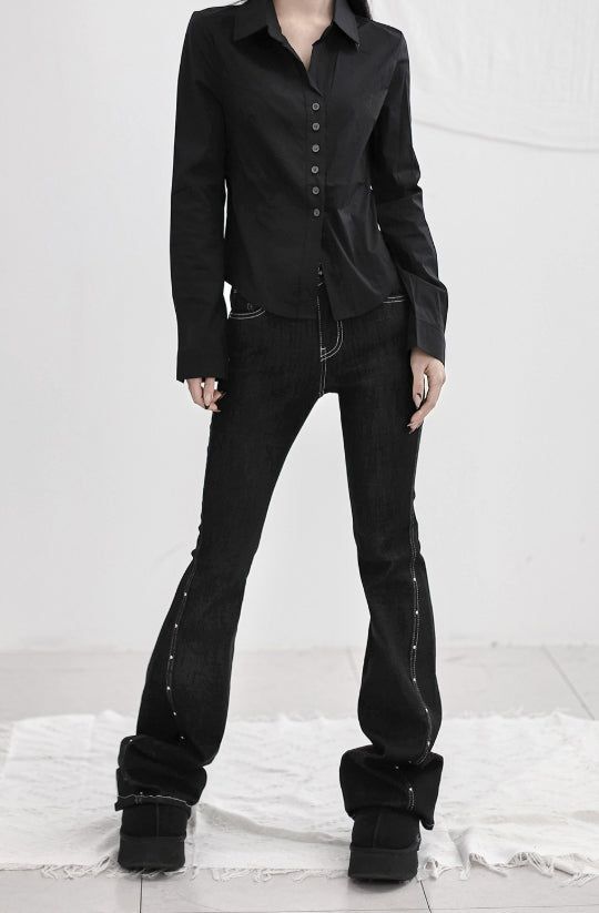 Season studded bootcut