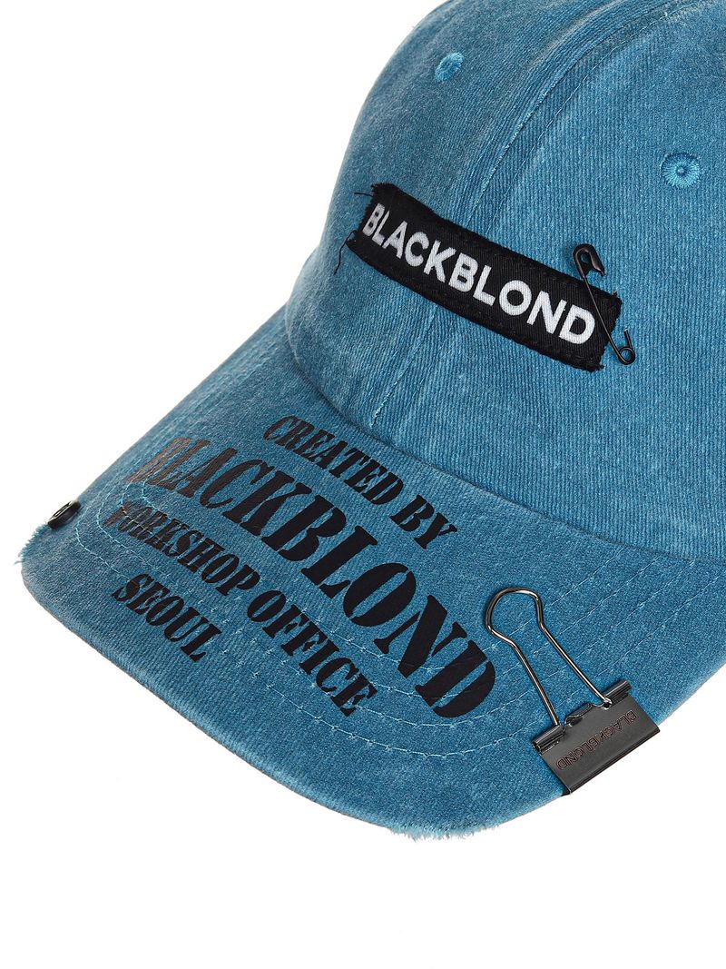 BBD パッチロゴワークショップピグメントキャップ (オーシャンブルー)