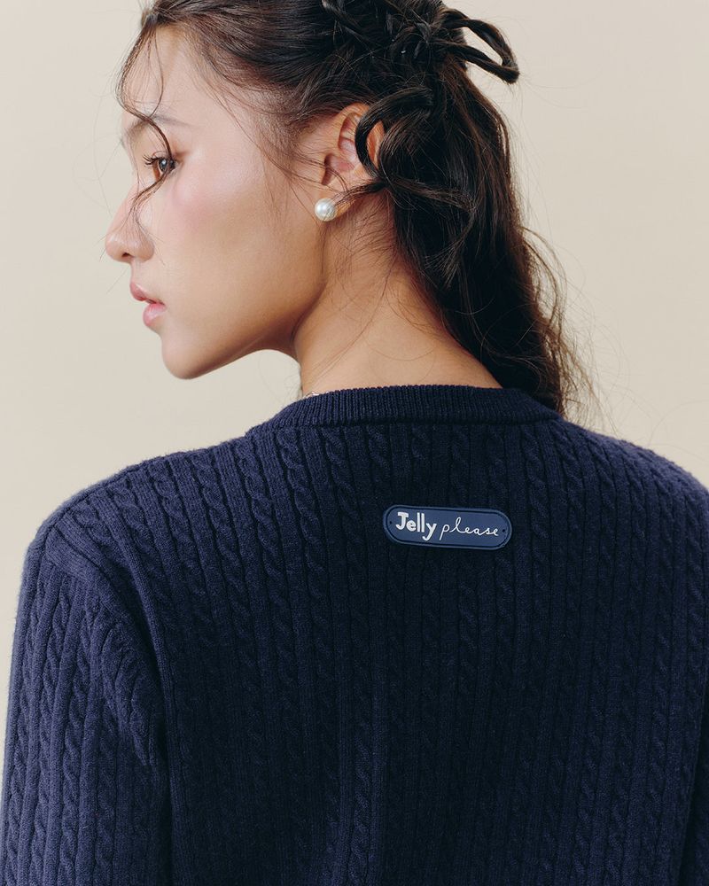Jellambie cardigan | with cross stitch embroidery
