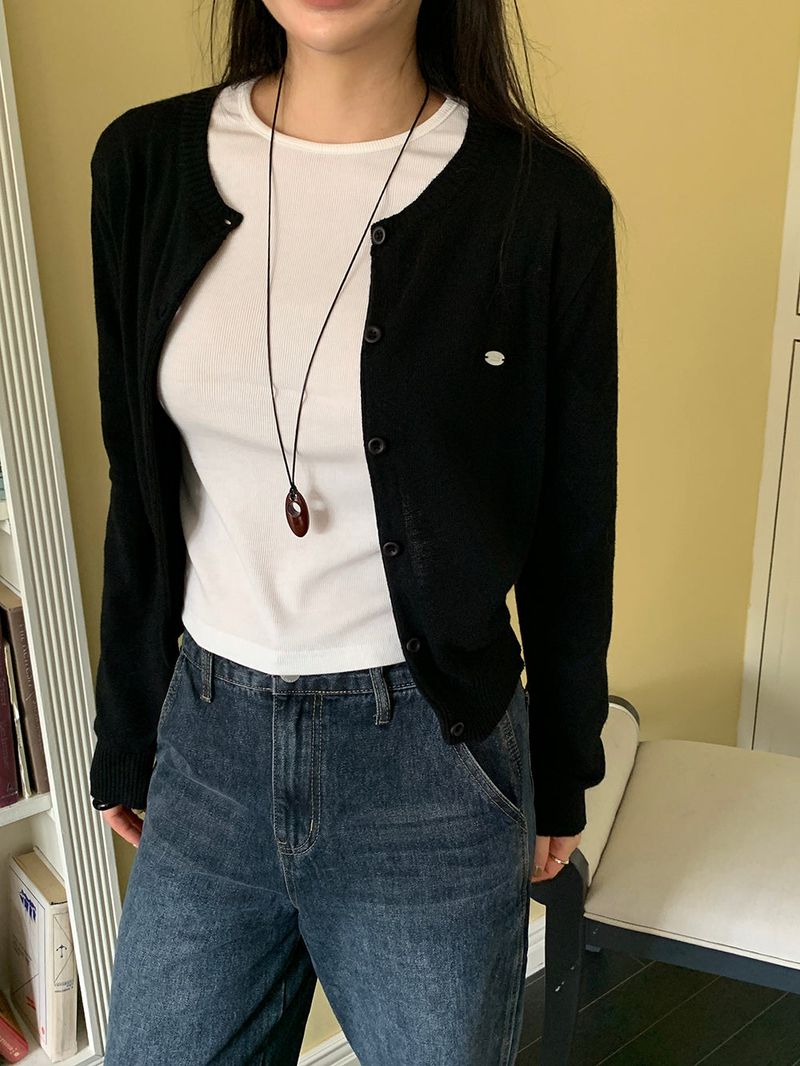 [MADE] MIETTE CASHMERE ROUND CARDIGAN
