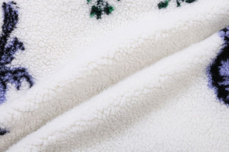 WILD FLOWER FLEECE JACKET_OATMEAL