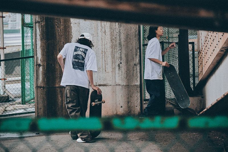MID90 BAGGY OXFORD PANTS NAVY