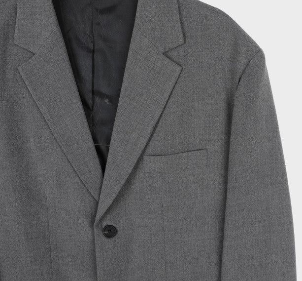 Youth Over Fit Crop Blazer (3color)