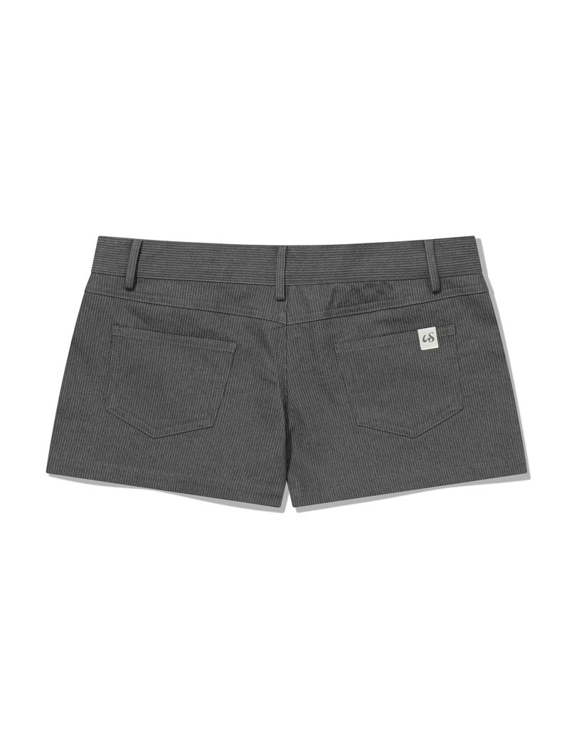 STITCH POINT SHORTS(GREY)