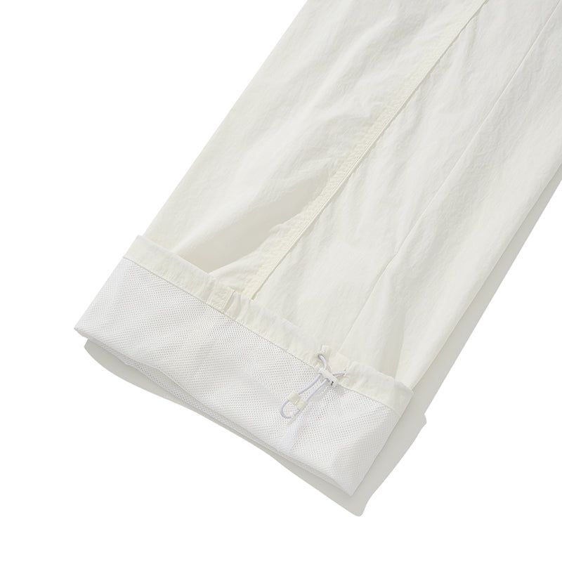 KIRSH PLAIN INCISION WOVEN PANTS [WHITE]