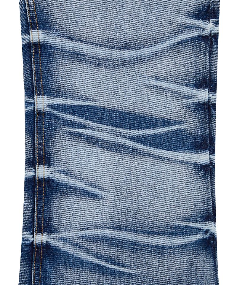 wrinkle denim pants (blue)