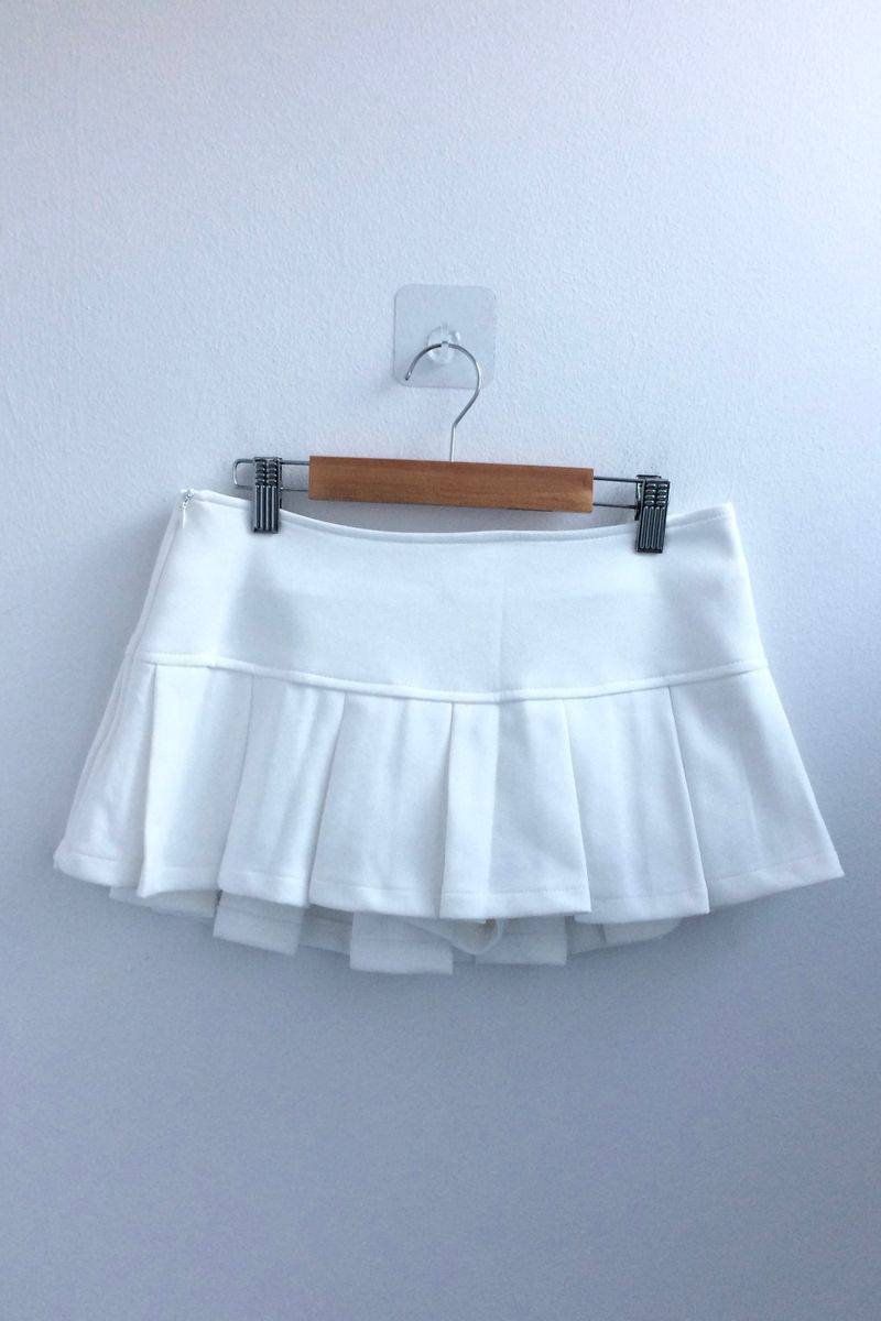 Basic Pleated Miniskirt