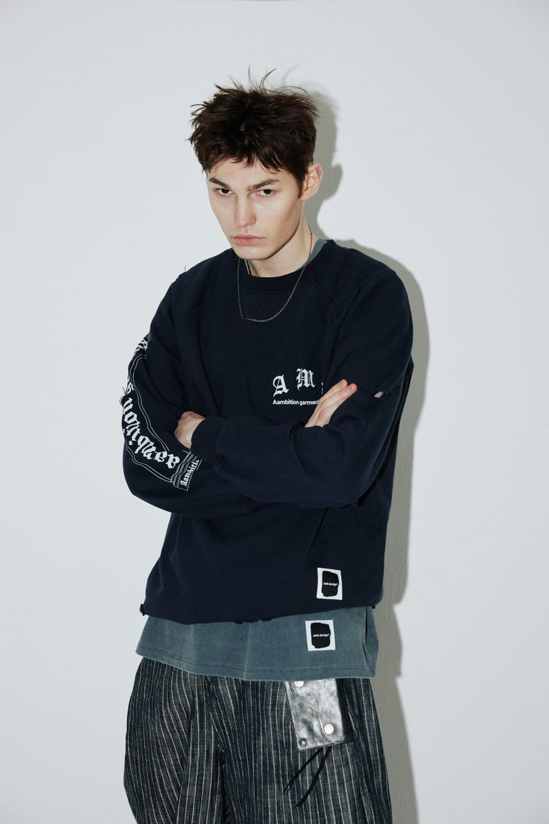 牛革ワックスウォレット (Black)