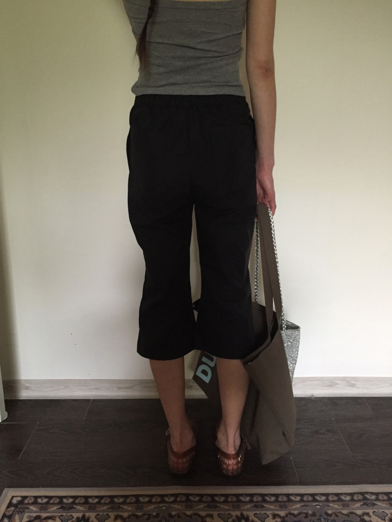 Linear Capri Pants (2color)