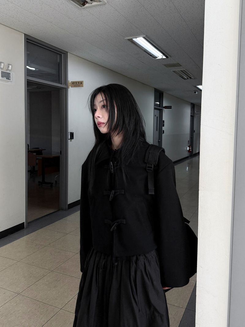  CLASSIC TOGGLE CROP COAT