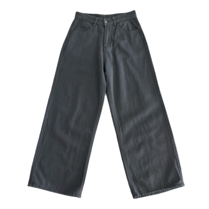 Back Point Bizzo Wide Long Denim Pants