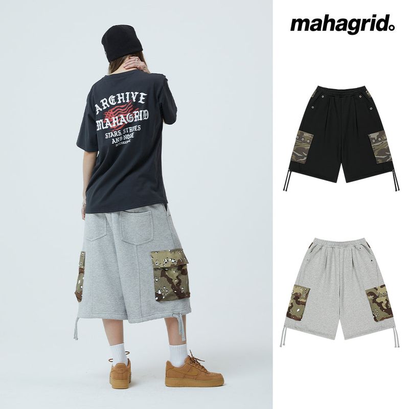 BERMUDA CAMO CARGO SWEATSHORT