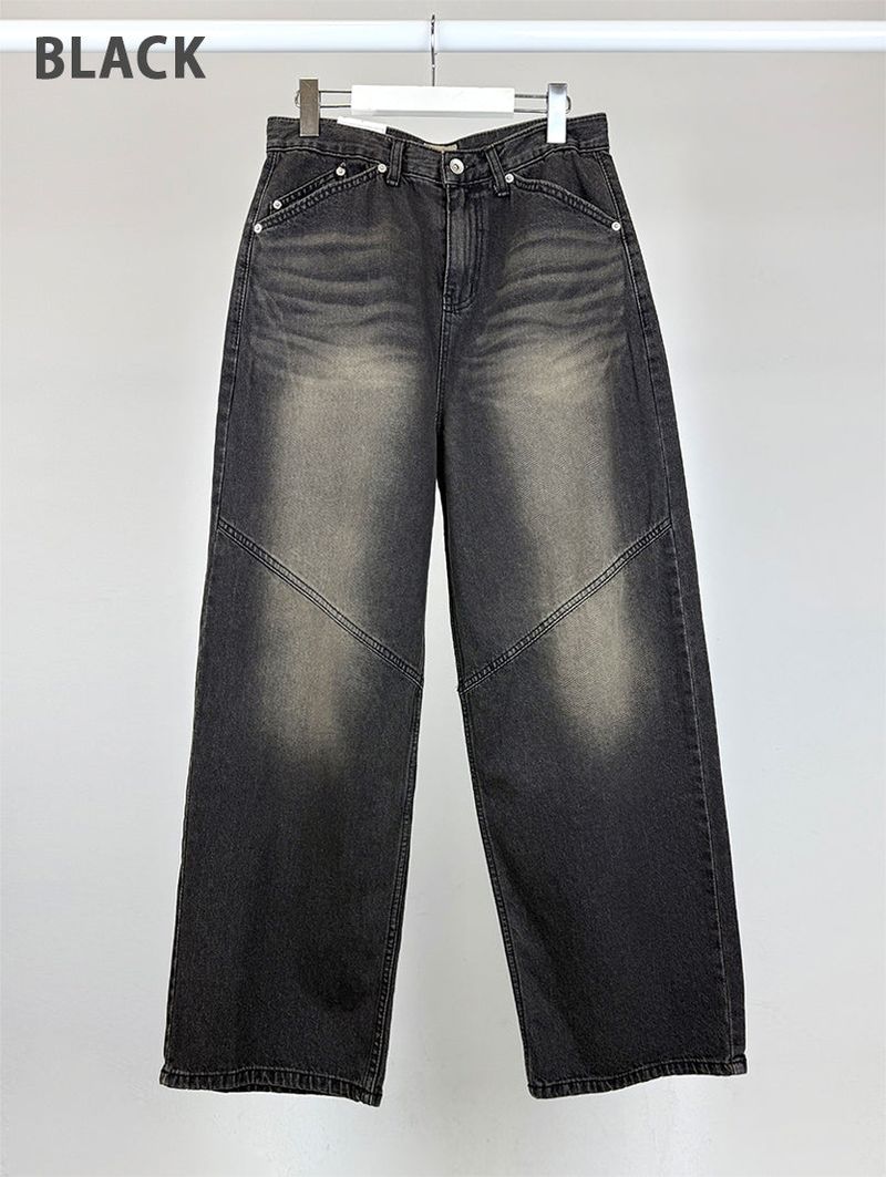 BIAS WIDE JEANS (2C)