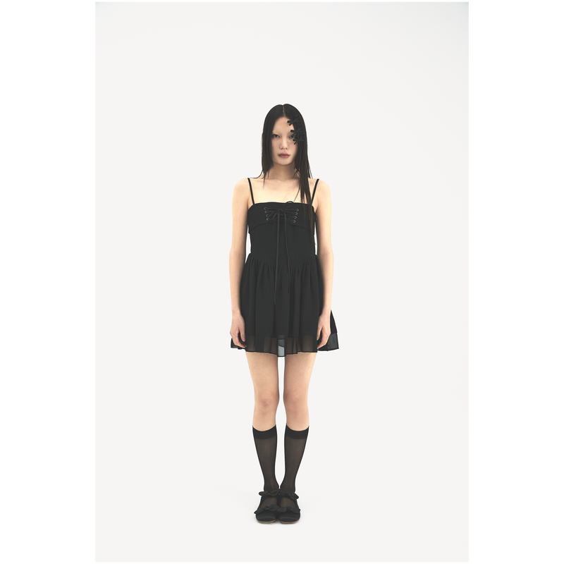 Bustier dress Black