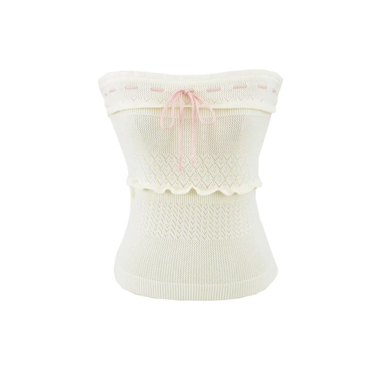 Nover Ribbon Knit Top