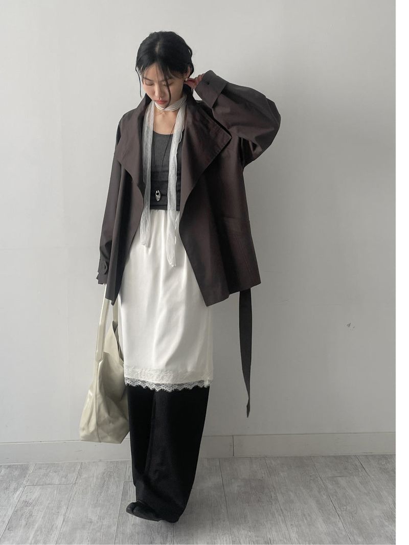 Dot Chiffon Long Muffler