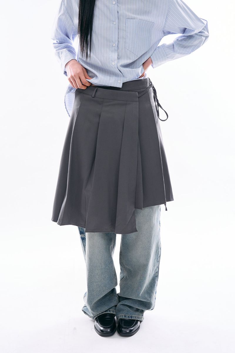 Raucohouse（ラウコハウス）の「Noma pleats wrap skirt（Skirts）」