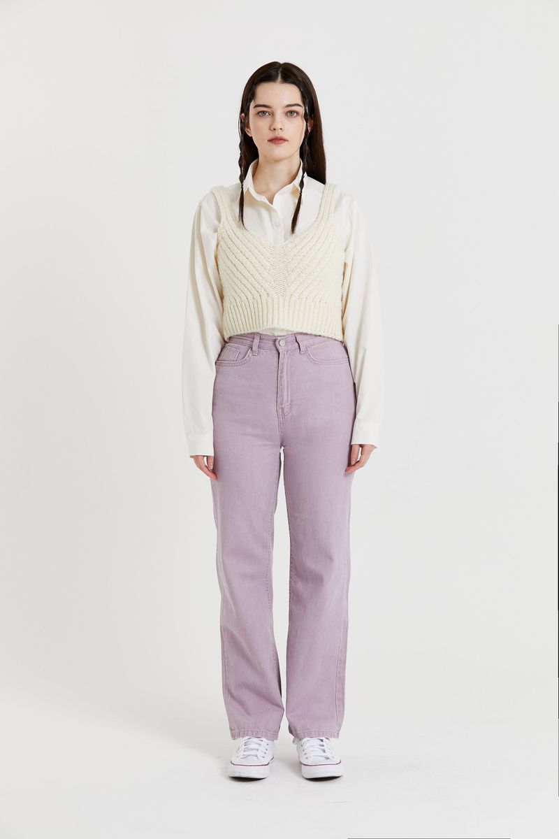 URBAN WIDE PANTS_PURPLE