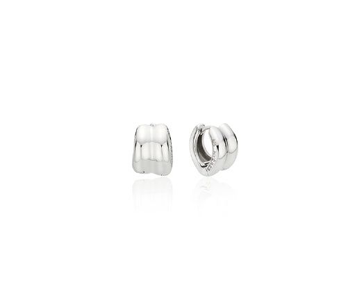26SS★ Subni Flow Silver One-Touch Earrings S