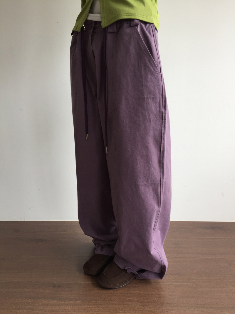 Boya String Button Pants (2color)