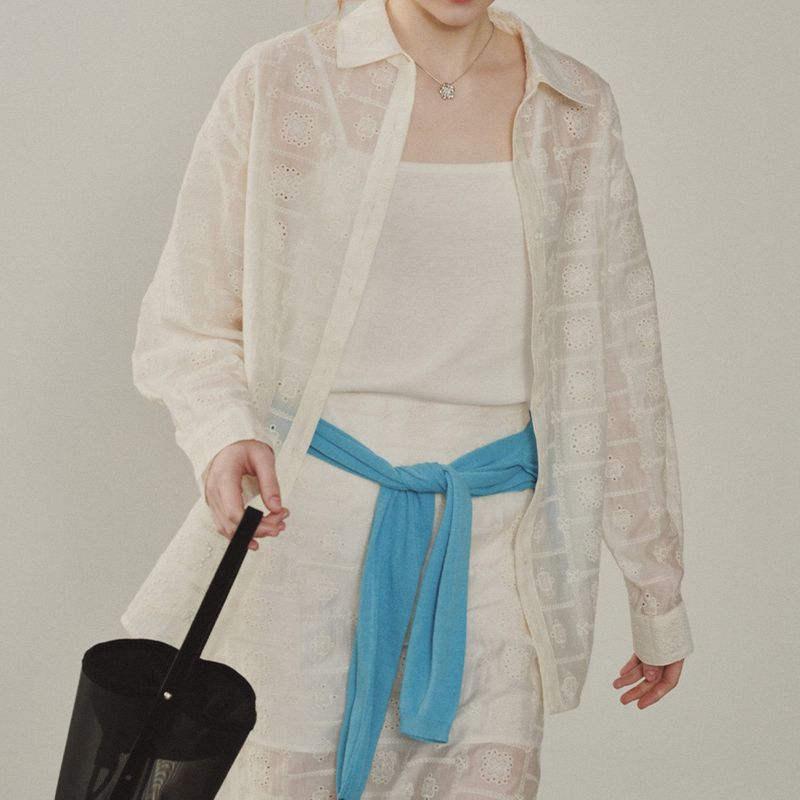 Melrose Sheer Long Shirt