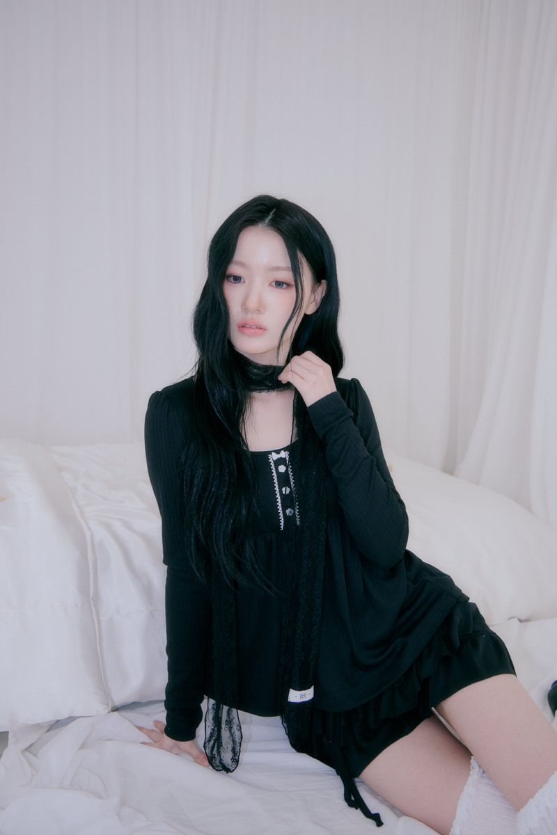 Daynee（デイニー）の「ペタルレーススカーフ (ブラック)（ファッション小物）」
