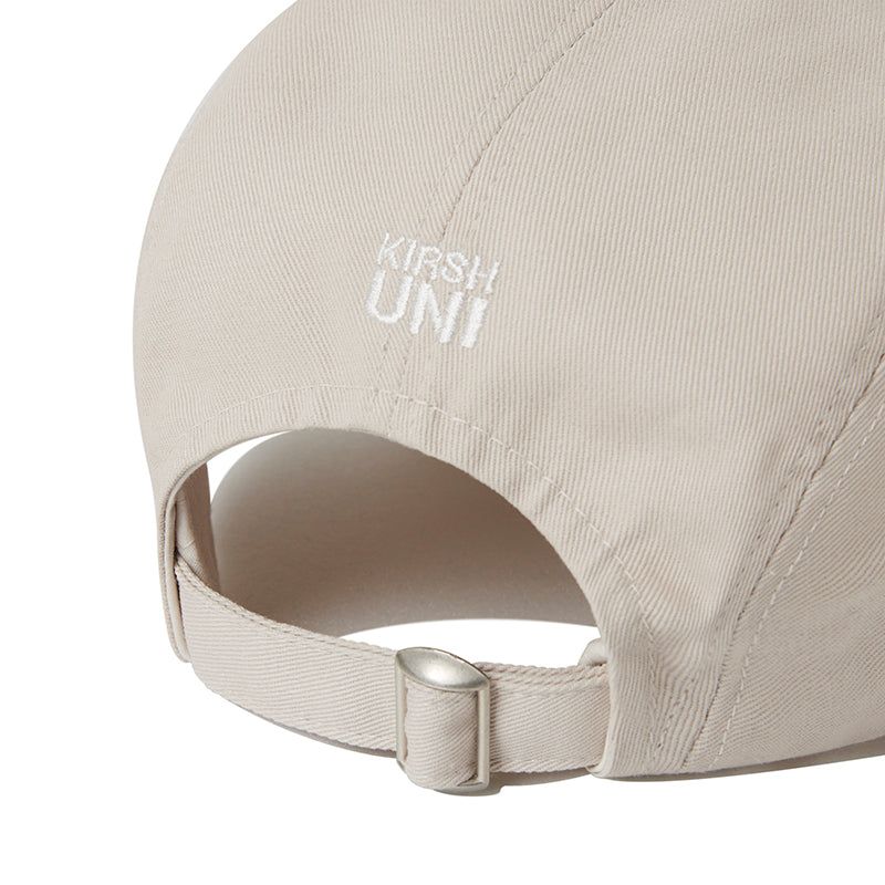 MONO CHERRY LOGO CAMP CAP [GRAY BEIGE]