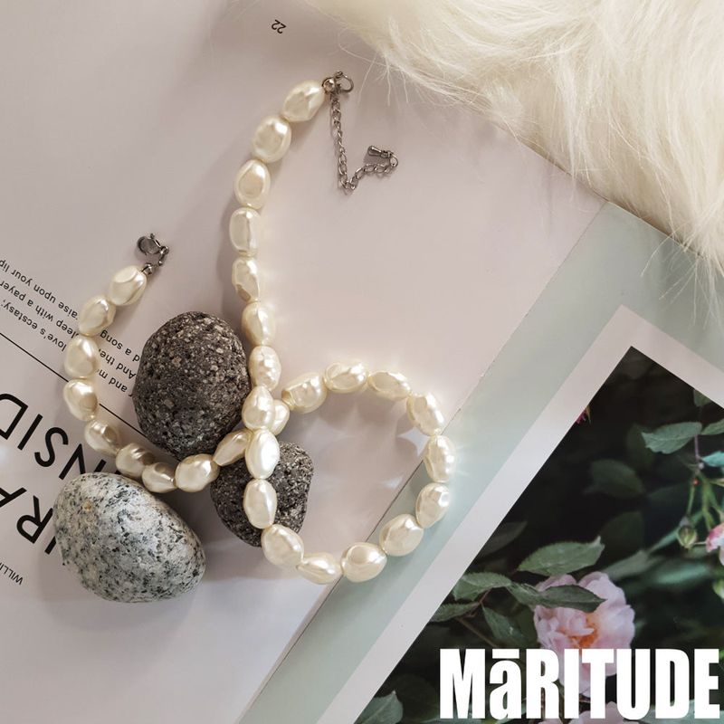 BASIC FRESH WATER PEARL NECKLACE