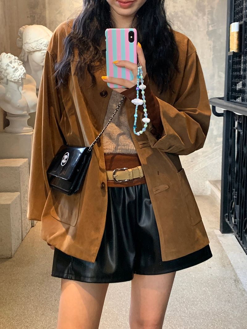 [MADE] Le Elle Leather Shorts
