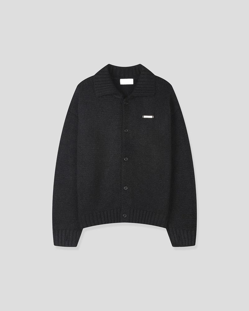 Arin Collared Knit Warmer Cardigan