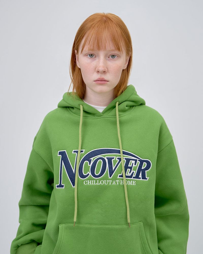 SWING LOGO HOODIE - OLIVE GREEN