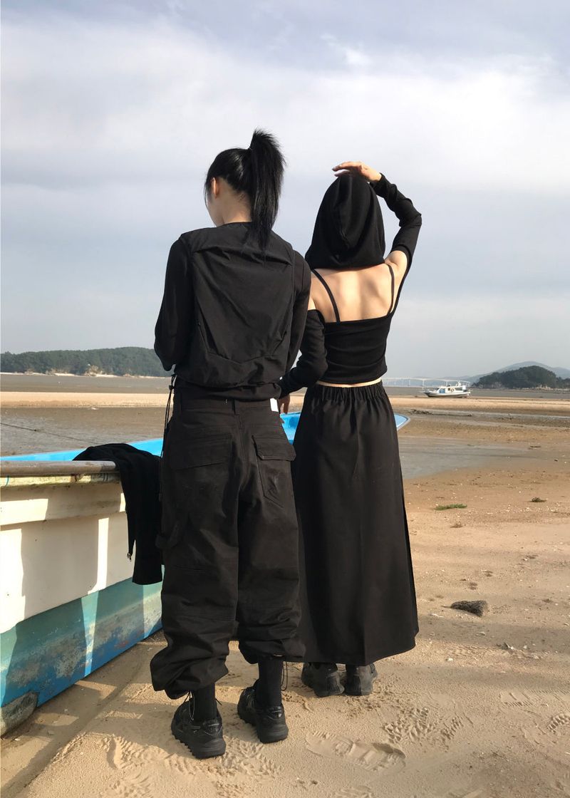  SIDE CUT MIDI SKIRT