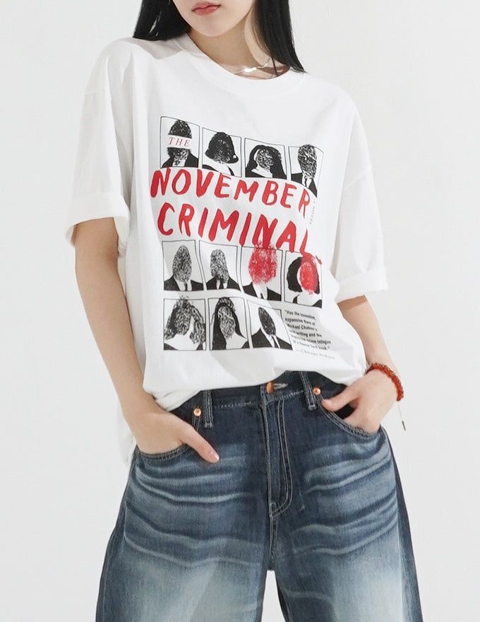 Scene Printing Overfit T-Shirt