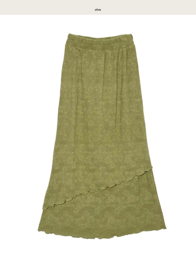 kumachi flower of lace knitwear sk