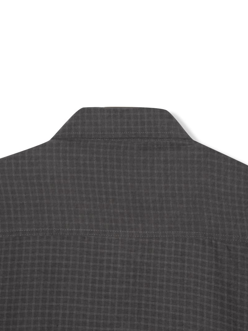 Edge Winter Cropped Check Shirt (2 Colors)