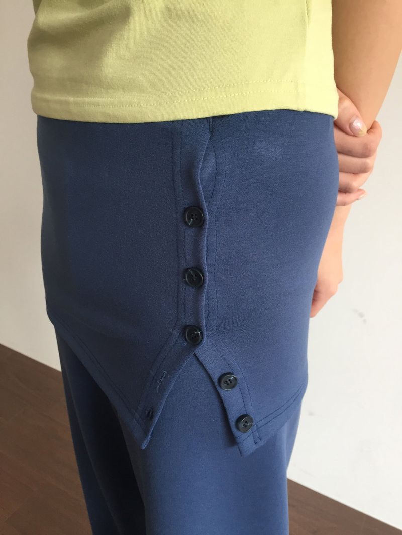 As-side button pants (2color)
