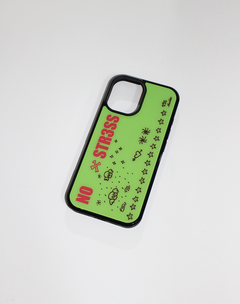 226STUDIO（226スタジオ）の「ノーストレス ガラスバンパー スマホケース(green)（スマホグッズ/小物）」