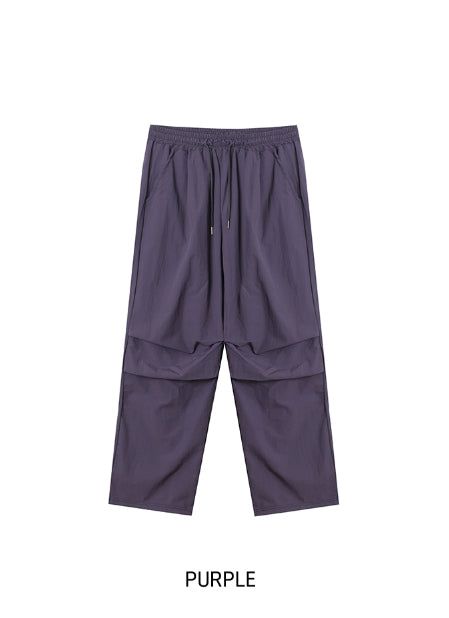 [U-BASIC] All-Day Parachute Nylon Pants