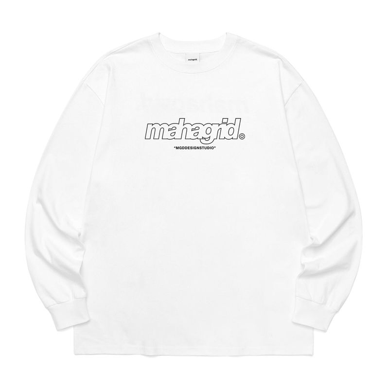 mahagrid（マハグリッド）の「サードロゴ長袖Tシャツ（トップス）」