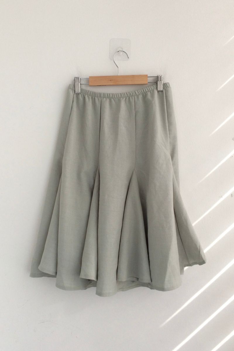 soft garden flare skirt