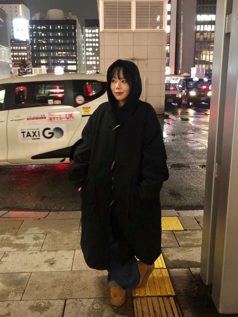 (quilted beam)Miyuki long hood duffle coat