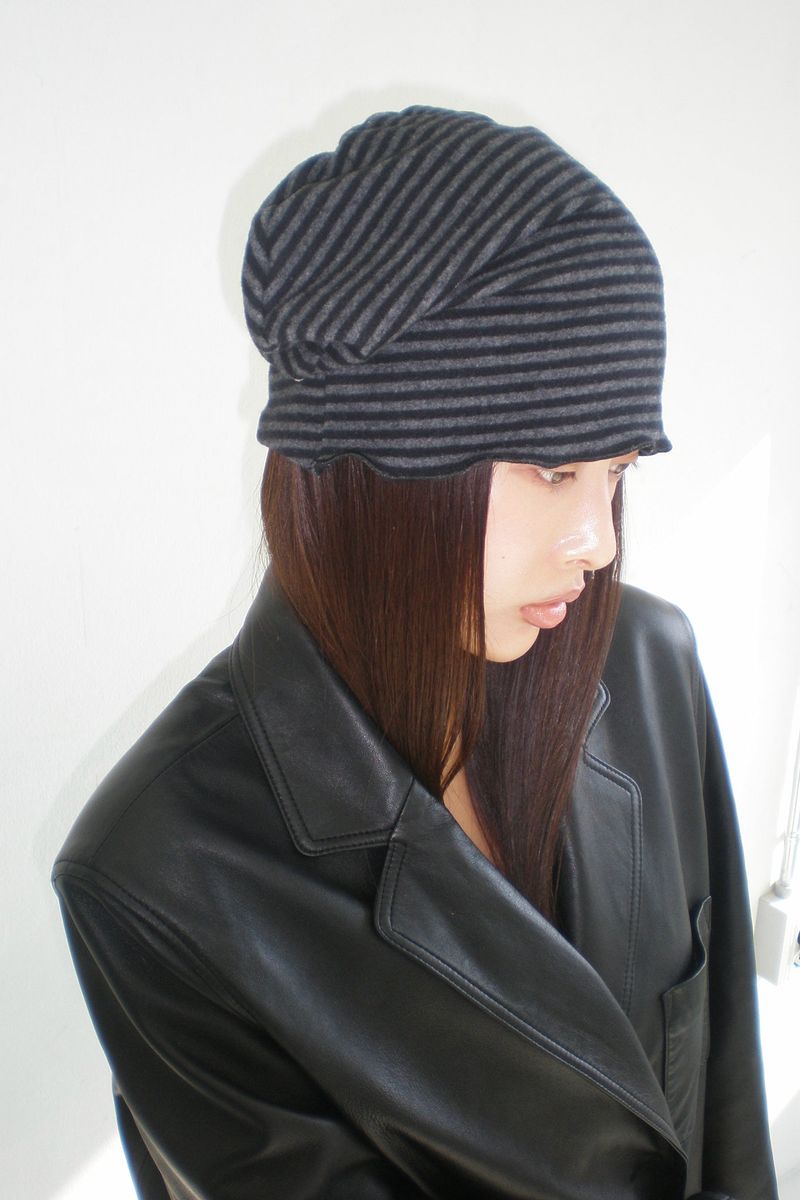 STRIPE BEANIE (3COLORS)