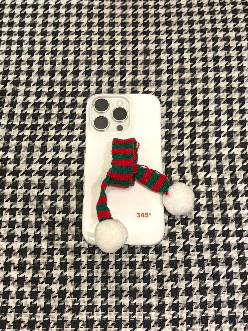 TREEFORFIVE345（ツリーフォーファイブ345）の「Christmas Muffler Hard Case / TREEFORFIVE345（Smartphone Accessories）」