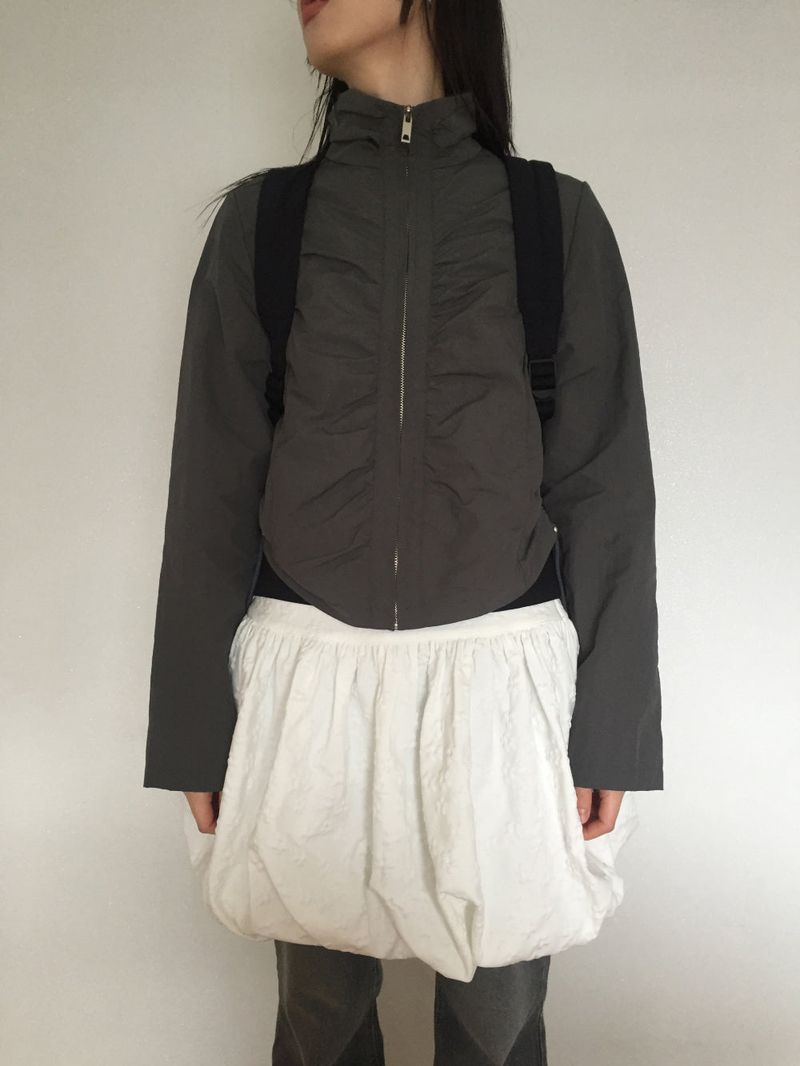 DUGGY（ダギー）の「Floral Balloon Bendable Skirt (2 colors)（Skirts）」