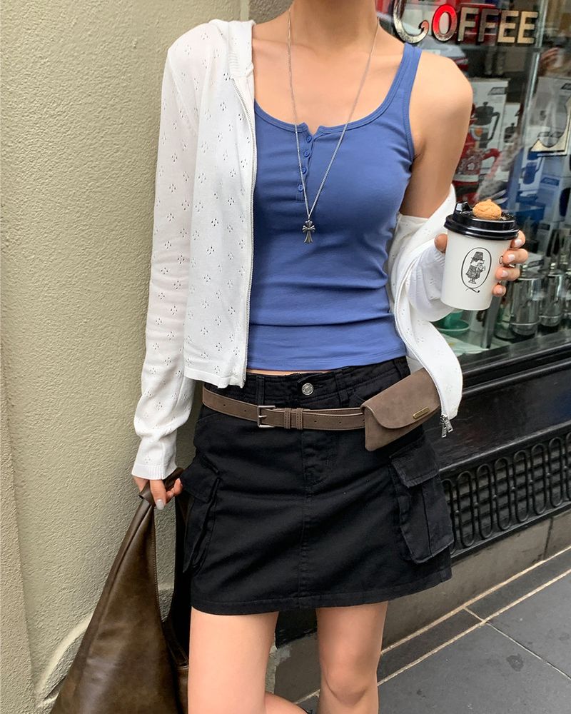 [ORIGINAL] Tech Cargo Mini Skirt